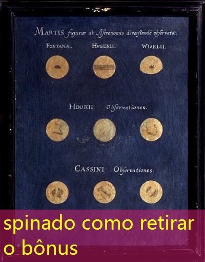 spinado como retirar o bônus